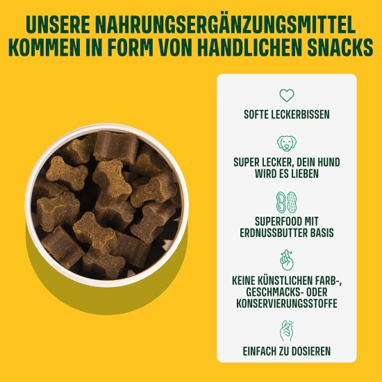 Probiotic Dog Probiotics as Treats - Dog Build Intestinal Flora, Improved Digestion & Immune System - 60 Delicious Snacks (270 g) with Chicken Probiotic Dog Probiotics as Treats - Dog Build Intestinal Flora, Improved Digestion & Immune System - 60 Delicious Snacks (270 g) with Chicken