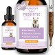 Probiotics for Dogs - 60 ml Digestive Snacks Dogs Support with Intestinal Flora, Diarrhea, Flatulence - with Prebiotics and Enzymes - Gastrointestinal Flora