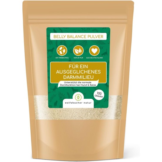 Wolfsbacher Digestive Snack for Dogs - 125 Treats with Prebiotic Yeast & Herbs | 100% Natural | Supports Intestinal Flora & Normal Faeces | 125 Gentle Dog Snacks Wolfsbacher Digestive Snack for Dogs - 125 Treats with Prebiotic Yeast & Herbs | 100% Natural | Supports Intestinal Flora & Normal Faeces | 125 Gentle Dog Snacks