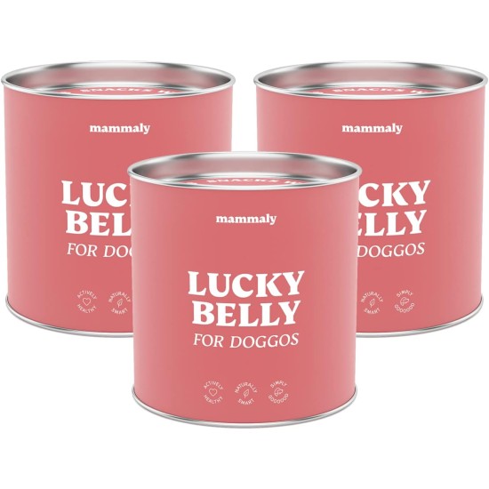 mammaly Lucky Belly Probiotics Dog Treat, 325 g, Digestive Snacks for Stomach Intestinal Flora Building (For Diarrhea, Heartburn & Grass Eating) Alternative to Healing Clay, Charcoal Tablets as mammaly Lucky Belly Probiotics Dog Treat, 325 g, Digestive Snacks for Stomach Intestinal Flora Building (For Diarrhea, Heartburn & Grass Eating) Alternative to Healing Clay, Charcoal Tablets as