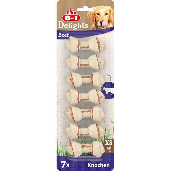 8 in 1 Delights Beef – healthy chew snack for sensitive dogs, high-quality beef wrapped in beef skin, various Options 8 in 1 Delights Beef – healthy chew snack for sensitive dogs, high-quality beef wrapped in beef skin, various Options