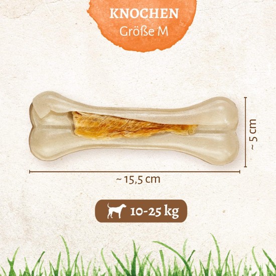 8-in-1 Delights Chicken Chew Bone Strong, Extra Strong for Strong Chewing Dogs, Various sizes., May vary 8-in-1 Delights Chicken Chew Bone Strong, Extra Strong for Strong Chewing Dogs, Various sizes., May vary