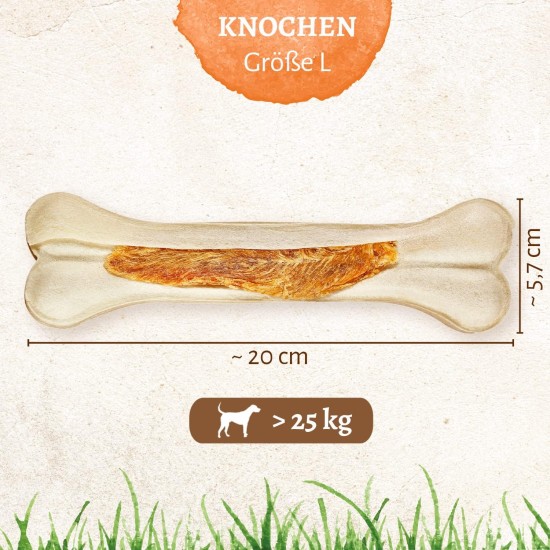 8-in-1 Delights Chicken Chew Bone Strong, Extra Strong for Strong Chewing Dogs, Various sizes., May vary 8-in-1 Delights Chicken Chew Bone Strong, Extra Strong for Strong Chewing Dogs, Various sizes., May vary