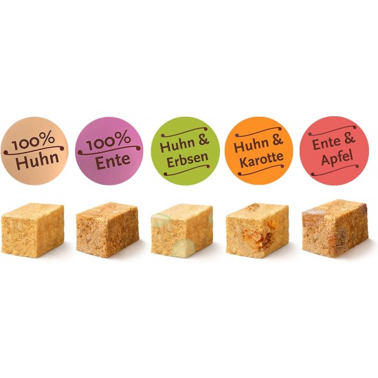 8-in-1 Meaty Treats, Freeze-Dried Dogs Treats, Grain-Free and Sugar-Free (1 Bag, 50 g) 8-in-1 Meaty Treats, Freeze-Dried Dogs Treats, Grain-Free and Sugar-Free (1 Bag, 50 g)