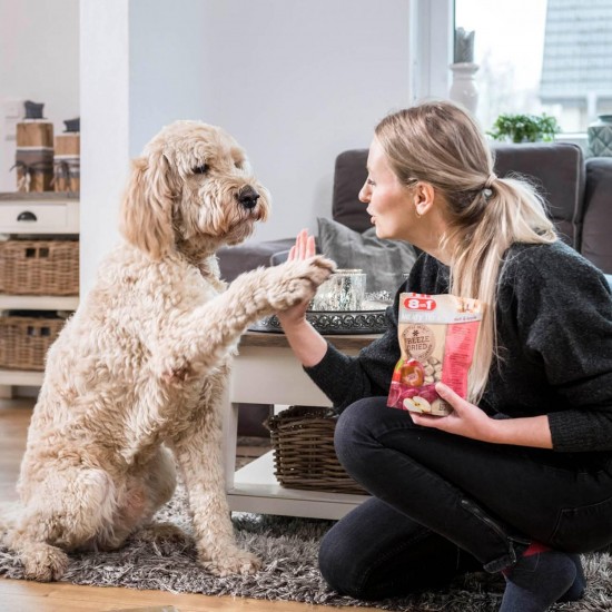 8-in-1 Meaty Treats, Freeze-Dried Dogs Treats, Grain-Free and Sugar-Free (1 Bag, 50 g) 8-in-1 Meaty Treats, Freeze-Dried Dogs Treats, Grain-Free and Sugar-Free (1 Bag, 50 g)