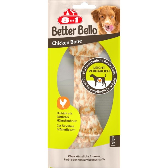 8in1 Better Bello Chicken Bones XS - Easily Digestible Chew Bones for Dogs with Chicken, Chew Items for Dogs with Sensitive Stomach, 84 g Bag (Pack of 7) 8in1 Better Bello Chicken Bones XS - Easily Digestible Chew Bones for Dogs with Chicken, Chew Items for Dogs with Sensitive Stomach, 84 g Bag (Pack of 7)