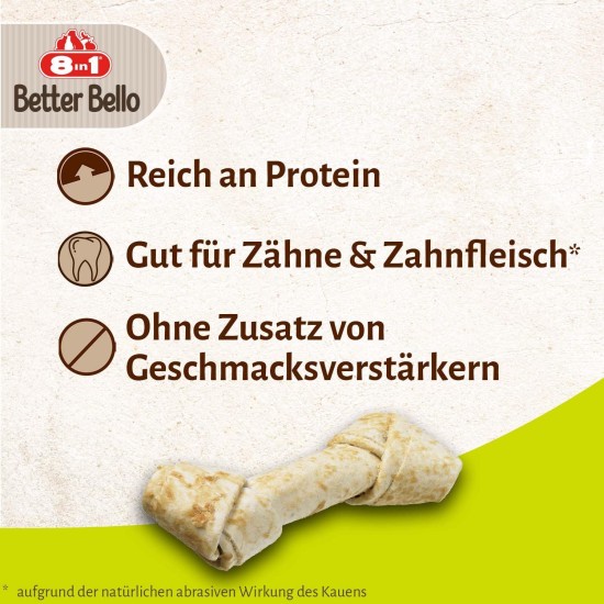 8in1 Better Bello Chicken Bones XS - Easily Digestible Chew Bones for Dogs with Chicken, Chew Items for Dogs with Sensitive Stomach, 84 g Bag (Pack of 7) 8in1 Better Bello Chicken Bones XS - Easily Digestible Chew Bones for Dogs with Chicken, Chew Items for Dogs with Sensitive Stomach, 84 g Bag (Pack of 7)