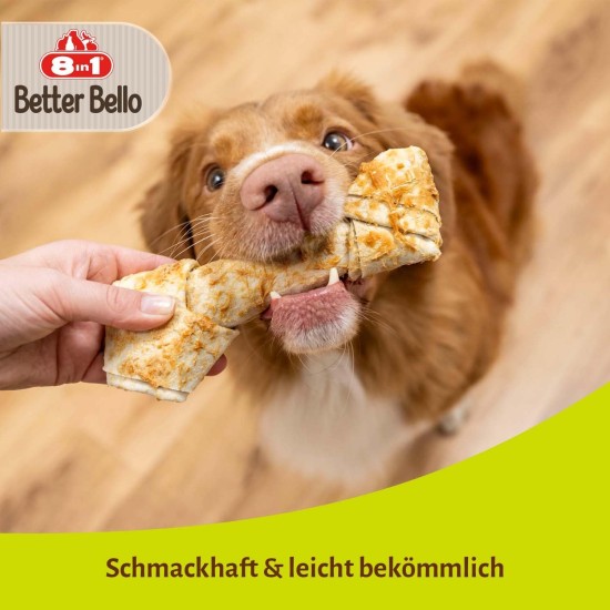 8in1 Better Bello Chicken Bones XS - Easily Digestible Chew Bones for Dogs with Chicken, Chew Items for Dogs with Sensitive Stomach, 84 g Bag (Pack of 7) 8in1 Better Bello Chicken Bones XS - Easily Digestible Chew Bones for Dogs with Chicken, Chew Items for Dogs with Sensitive Stomach, 84 g Bag (Pack of 7)