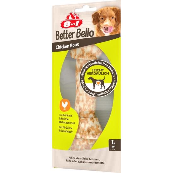8in1 Better Bello Chicken Bones XS - Easily Digestible Chew Bones for Dogs with Chicken, Chew Items for Dogs with Sensitive Stomach, 84 g Bag (Pack of 7) 8in1 Better Bello Chicken Bones XS - Easily Digestible Chew Bones for Dogs with Chicken, Chew Items for Dogs with Sensitive Stomach, 84 g Bag (Pack of 7)