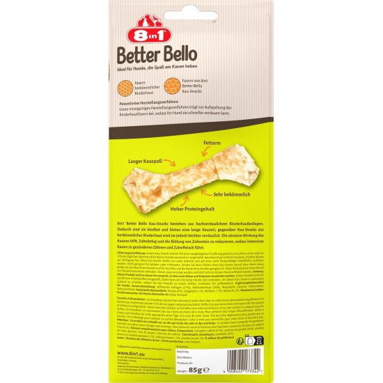 8in1 Better Bello Chicken Bones XS - Easily Digestible Chew Bones for Dogs with Chicken, Chew Items for Dogs with Sensitive Stomach, 84 g Bag (Pack of 7) 8in1 Better Bello Chicken Bones XS - Easily Digestible Chew Bones for Dogs with Chicken, Chew Items for Dogs with Sensitive Stomach, 84 g Bag (Pack of 7)