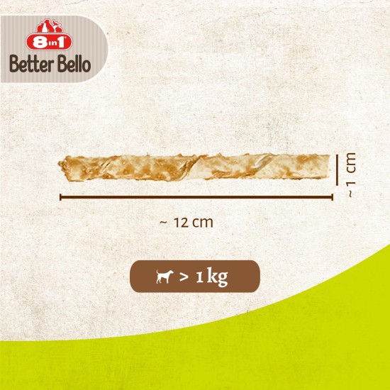 8in1 Better Bello Chicken Bones XS - Easily Digestible Chew Bones for Dogs with Chicken, Chew Items for Dogs with Sensitive Stomach, 84 g Bag (Pack of 7) 8in1 Better Bello Chicken Bones XS - Easily Digestible Chew Bones for Dogs with Chicken, Chew Items for Dogs with Sensitive Stomach, 84 g Bag (Pack of 7)