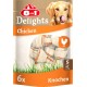 8in1 Delights Chicken, Healthy Chew Bone for Dogs, High Quality Chicken Meat, Wrapped in Beef Skin. Sizes, Bone 8in1 Delights Chicken, Healthy Chew Bone for Dogs, High Quality Chicken Meat, Wrapped in Beef Skin. Sizes, Bone