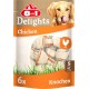 8in1 Delights Chicken, Healthy Chew Bone for Dogs, High Quality Chicken Meat, Wrapped in Beef Skin. Sizes, Bone 8in1 Delights Chicken, Healthy Chew Bone for Dogs, High Quality Chicken Meat, Wrapped in Beef Skin. Sizes, Bone