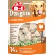 8in1 Delights Chicken, Healthy Chew Bone for Dogs, High Quality Chicken Meat, Wrapped in Beef Skin. Sizes, Bone 8in1 Delights Chicken, Healthy Chew Bone for Dogs, High Quality Chicken Meat, Wrapped in Beef Skin. Sizes, Bone
