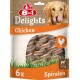 8in1 Delights Duck Chew Spirals - Healthy Chew Snack for Dogs, Premium Duck Meat Wrapped in Beef Hide, Pack of 6 8in1 Delights Duck Chew Spirals - Healthy Chew Snack for Dogs, Premium Duck Meat Wrapped in Beef Hide, Pack of 6