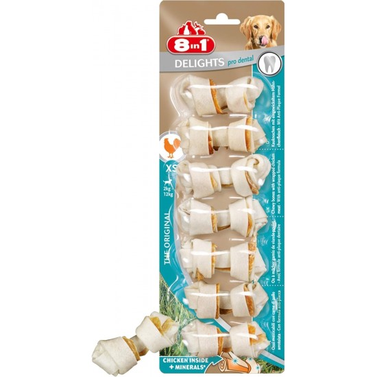 8in1 Delights Pro Dental Healthy Chew Bone Chew Sticks for Dogs for Dental Care Various Sizes: 8in1 Delights Pro Dental Healthy Chew Bone Chew Sticks for Dogs for Dental Care Various Sizes: