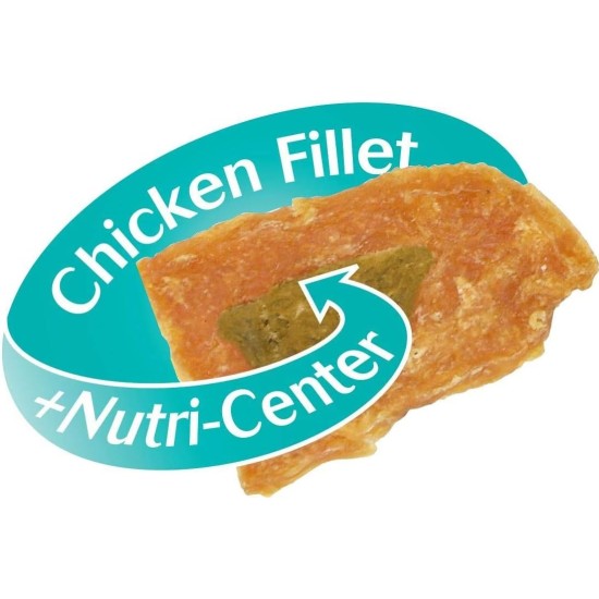 8in1 Fillets Pro Skin & Coat Dog Snack with Chicken, Functional Dog Treats Flavoured with Linseed Oil, 80g Bag 8in1 Fillets Pro Skin & Coat Dog Snack with Chicken, Functional Dog Treats Flavoured with Linseed Oil, 80g Bag