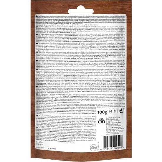 8in1 Flavours Crunchy Rolls Dog Snacks - Crunchy Treats for Dogs with Chicken Breast, Duck Breast or Beef, 85g Bag 8in1 Flavours Crunchy Rolls Dog Snacks - Crunchy Treats for Dogs with Chicken Breast, Duck Breast or Beef, 85g Bag