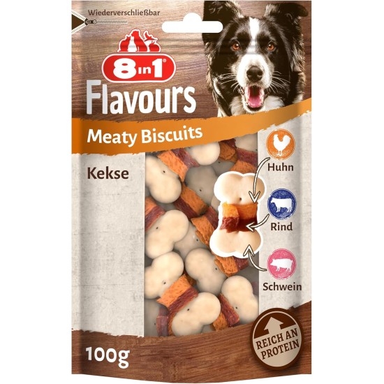 8in1 Flavours Crunchy Rolls Hunde-Snacks - knusprige Leckerlis für Hunde mit Hähnchenbrust, Entenbrust oder Rindfleisch, 85 g Beutel 8in1 Flavours Crunchy Rolls Hunde-Snacks - knusprige Leckerlis für Hunde mit Hähnchenbrust, Entenbrust oder Rindfleisch, 85 g Beutel