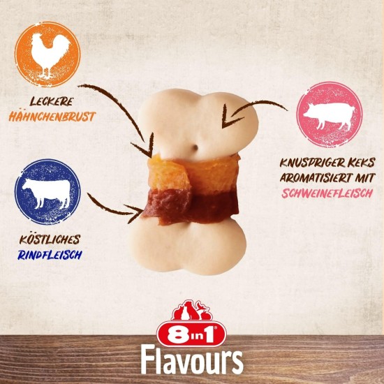 8in1 Flavours Crunchy Rolls Hunde-Snacks - knusprige Leckerlis für Hunde mit Hähnchenbrust, Entenbrust oder Rindfleisch, 85 g Beutel 8in1 Flavours Crunchy Rolls Hunde-Snacks - knusprige Leckerlis für Hunde mit Hähnchenbrust, Entenbrust oder Rindfleisch, 85 g Beutel