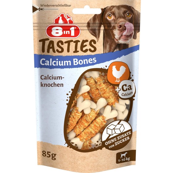8in1 Tasties Calcium Bones - Chicken Breast Wrapped Small Bones 3oz 8in1 Tasties Calcium Bones - Chicken Breast Wrapped Small Bones 3oz