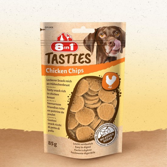8in1 Tasties Calcium Bones - Chicken Breast Wrapped Small Bones 3oz 8in1 Tasties Calcium Bones - Chicken Breast Wrapped Small Bones 3oz