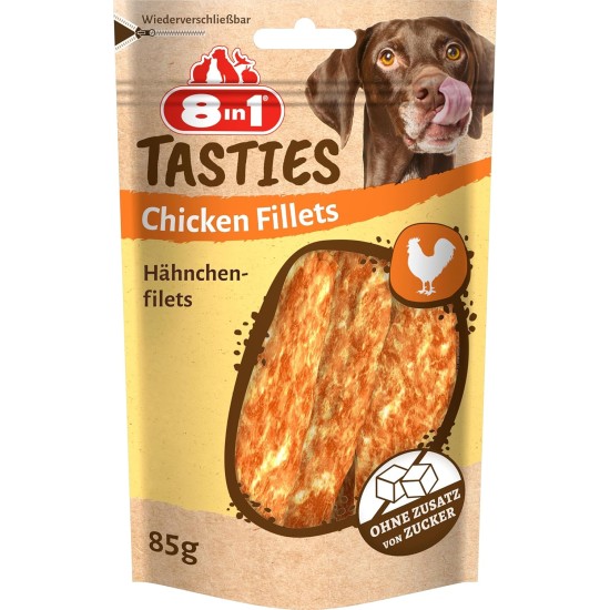 8in1 Tasties Calcium Bones - Chicken Breast Wrapped Small Bones 3oz 8in1 Tasties Calcium Bones - Chicken Breast Wrapped Small Bones 3oz
