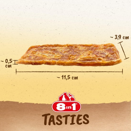 8in1 Tasties Calcium Bones - Chicken Breast Wrapped Small Bones 3oz 8in1 Tasties Calcium Bones - Chicken Breast Wrapped Small Bones 3oz