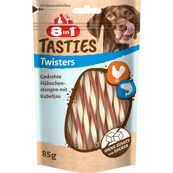 8in1 Tasties Sushi Rolls Dog Snack - Gluten Free Treats with Cod & Chicken Breast, 85 g 8in1 Tasties Sushi Rolls Dog Snack - Gluten Free Treats with Cod & Chicken Breast, 85 g