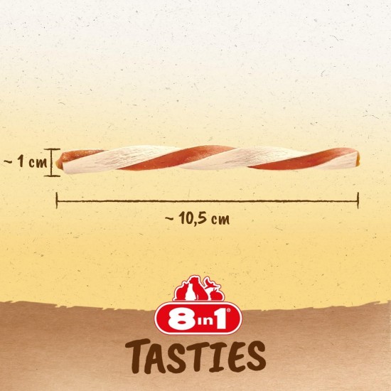 8in1 Tasties Sushi Rolls Dog Snack - Gluten Free Treats with Cod & Chicken Breast, 85 g 8in1 Tasties Sushi Rolls Dog Snack - Gluten Free Treats with Cod & Chicken Breast, 85 g