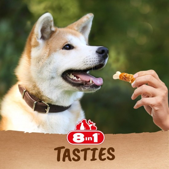 8in1 Tasties Sushi Rolls Dog Snack - Gluten Free Treats with Cod & Chicken Breast, 85 g 8in1 Tasties Sushi Rolls Dog Snack - Gluten Free Treats with Cod & Chicken Breast, 85 g
