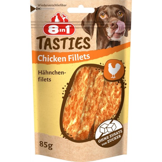 8in1 Tasties Sushi Rolls Dog Snack - Gluten Free Treats with Cod & Chicken Breast, 85 g 8in1 Tasties Sushi Rolls Dog Snack - Gluten Free Treats with Cod & Chicken Breast, 85 g