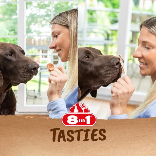 8in1 Tasties Sushi Rolls Dog Snack - Gluten Free Treats with Cod & Chicken Breast, 85 g 8in1 Tasties Sushi Rolls Dog Snack - Gluten Free Treats with Cod & Chicken Breast, 85 g