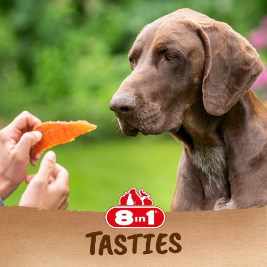 8in1 Tasties Sushi Rolls Dog Snack - Gluten Free Treats with Cod & Chicken Breast, 85 g 8in1 Tasties Sushi Rolls Dog Snack - Gluten Free Treats with Cod & Chicken Breast, 85 g