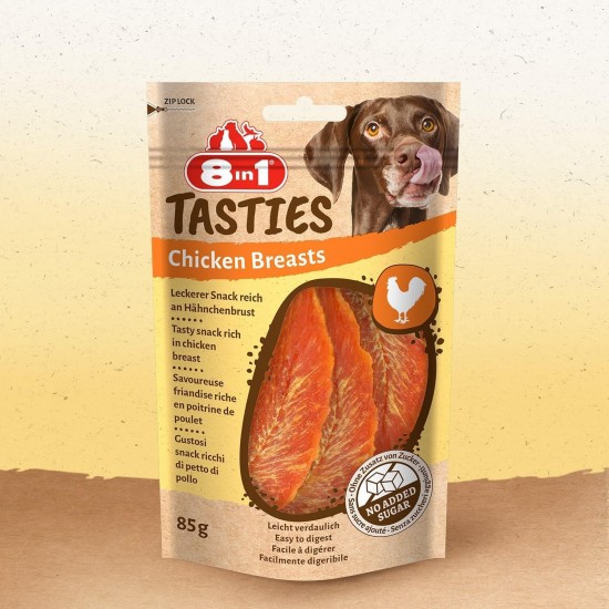 8in1 Tasties Sushi Rolls Dog Snack - Gluten Free Treats with Cod & Chicken Breast, 85 g 8in1 Tasties Sushi Rolls Dog Snack - Gluten Free Treats with Cod & Chicken Breast, 85 g