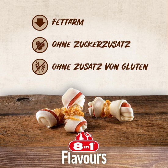 8in1 Triple Flavor Chewing Bone L wrapped with chicken fillet, 1 pack (1 x 85 g) 8in1 Triple Flavor Chewing Bone L wrapped with chicken fillet, 1 pack (1 x 85 g)