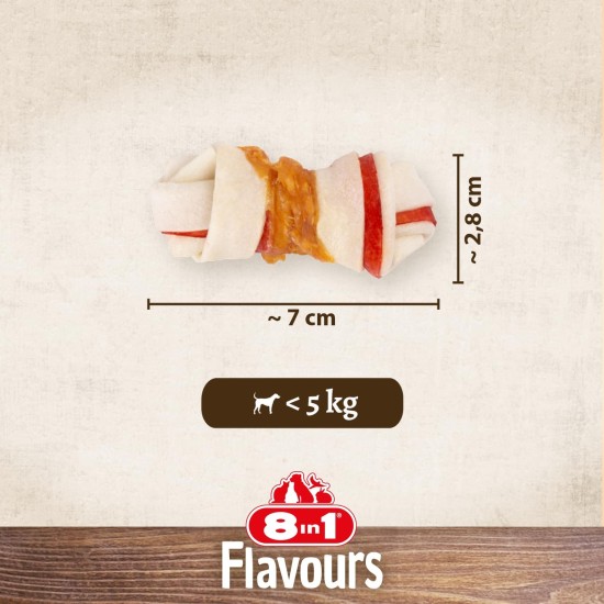 8in1 Triple Flavor Chewing Bone L wrapped with chicken fillet, 1 pack (1 x 85 g) 8in1 Triple Flavor Chewing Bone L wrapped with chicken fillet, 1 pack (1 x 85 g)