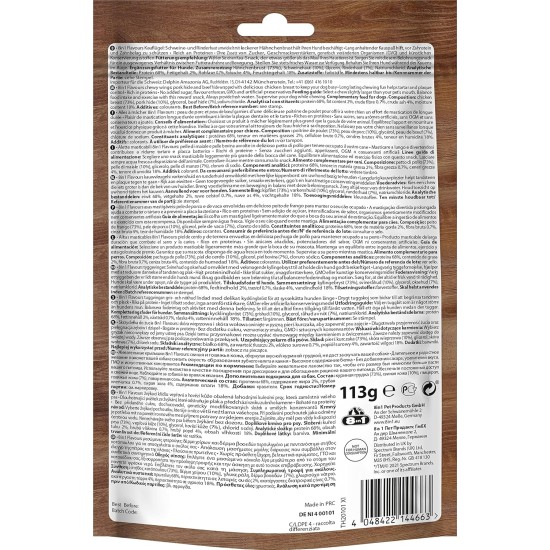 8in1 Triple Flavour Wings Kaustangen für Hunde - Kausnacks mit extra viel Fleisch, 113g Beutel (ca. 6 Stück) 8in1 Triple Flavour Wings Kaustangen für Hunde - Kausnacks mit extra viel Fleisch, 113g Beutel (ca. 6 Stück)