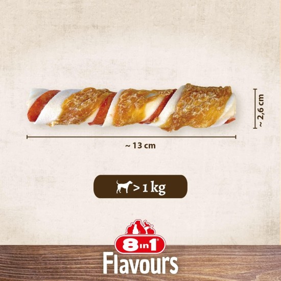 8in1 Triple Flavour Wings Kaustangen für Hunde - Kausnacks mit extra viel Fleisch, 113g Beutel (ca. 6 Stück) 8in1 Triple Flavour Wings Kaustangen für Hunde - Kausnacks mit extra viel Fleisch, 113g Beutel (ca. 6 Stück)