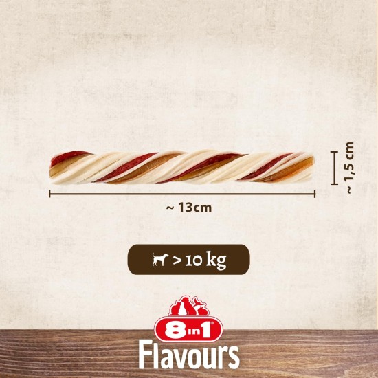 8in1 Triple Flavour Wings Kaustangen für Hunde - Kausnacks mit extra viel Fleisch, 113g Beutel (ca. 6 Stück) 8in1 Triple Flavour Wings Kaustangen für Hunde - Kausnacks mit extra viel Fleisch, 113g Beutel (ca. 6 Stück)