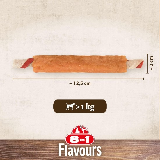 8in1 Triple Flavour Wings Kaustangen für Hunde - Kausnacks mit extra viel Fleisch, 113g Beutel (ca. 6 Stück) 8in1 Triple Flavour Wings Kaustangen für Hunde - Kausnacks mit extra viel Fleisch, 113g Beutel (ca. 6 Stück)