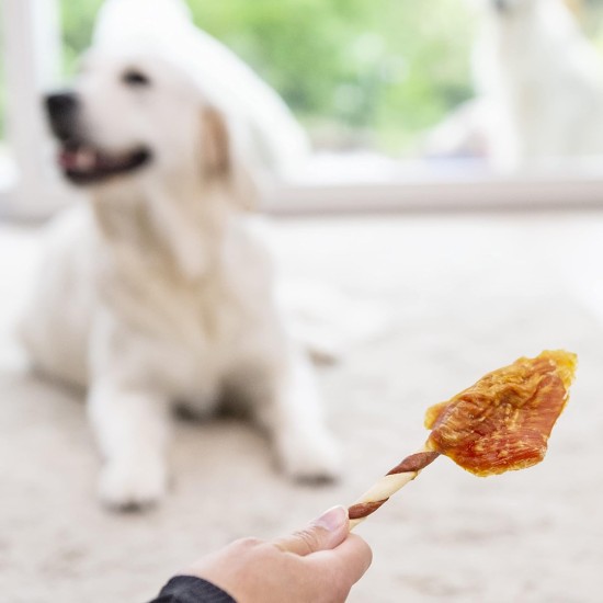 8in1 Triple Flavour Wings Kaustangen für Hunde - Kausnacks mit extra viel Fleisch, 113g Beutel (ca. 6 Stück) 8in1 Triple Flavour Wings Kaustangen für Hunde - Kausnacks mit extra viel Fleisch, 113g Beutel (ca. 6 Stück)