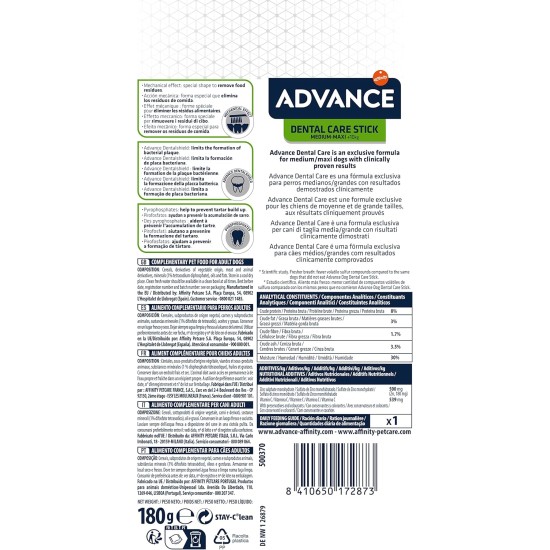 ADVANCE Dental Care Stick, Pack of 13 (13 x 180 g) ADVANCE Dental Care Stick, Pack of 13 (13 x 180 g)