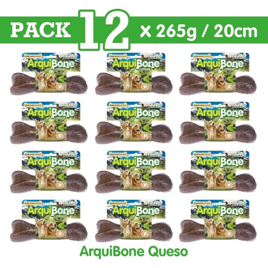 ARQUIVET - Arquibone Chicken 20 cm - 265 g - Large Bone for Dogs - Natural Dog Snack - Chew Bone - Supplementary Food for Dogs ARQUIVET - Arquibone Chicken 20 cm - 265 g - Large Bone for Dogs - Natural Dog Snack - Chew Bone - Supplementary Food for Dogs