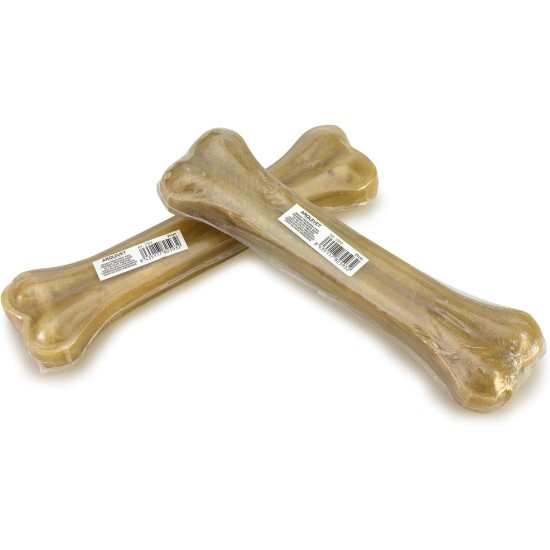 ARQUIVET 100% Natural Pressed Cow Leather Bones for Dogs 21cm Full Box 30 Pcs Retractable Natural Snack Treats Treats for Dogs ARQUIVET 100% Natural Pressed Cow Leather Bones for Dogs 21cm Full Box 30 Pcs Retractable Natural Snack Treats Treats for Dogs