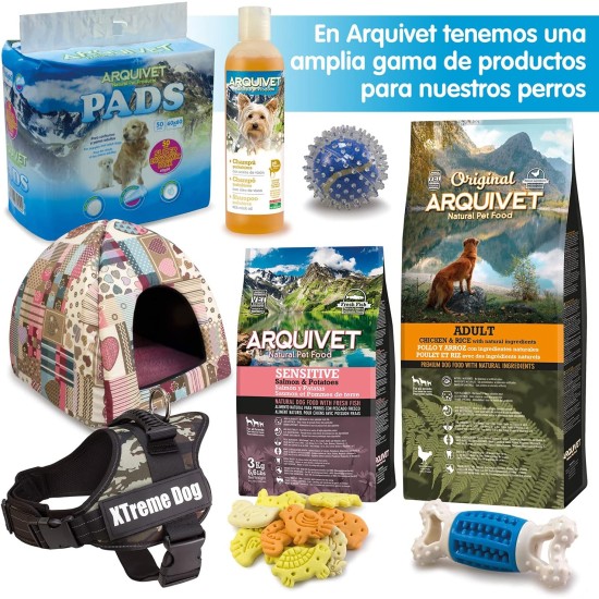 ARQUIVET 100% Natural Pressed Cow Leather Bones for Dogs 21cm Full Box 30 Pcs Retractable Natural Snack Treats Treats for Dogs ARQUIVET 100% Natural Pressed Cow Leather Bones for Dogs 21cm Full Box 30 Pcs Retractable Natural Snack Treats Treats for Dogs