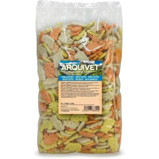 ARQUIVET Bauernhofkekse 2,5 kg - Natürliche Snacks für Hunde ARQUIVET Bauernhofkekse 2,5 kg - Natürliche Snacks für Hunde