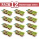 ARQUIVET Pack of 12 - 2 Half Serrano Ham Bones - Natural Snacks for Dogs of All Breeds - Prizes, Rewards - Chew Bones for Dogs ARQUIVET Pack of 12 - 2 Half Serrano Ham Bones - Natural Snacks for Dogs of All Breeds - Prizes, Rewards - Chew Bones for Dogs