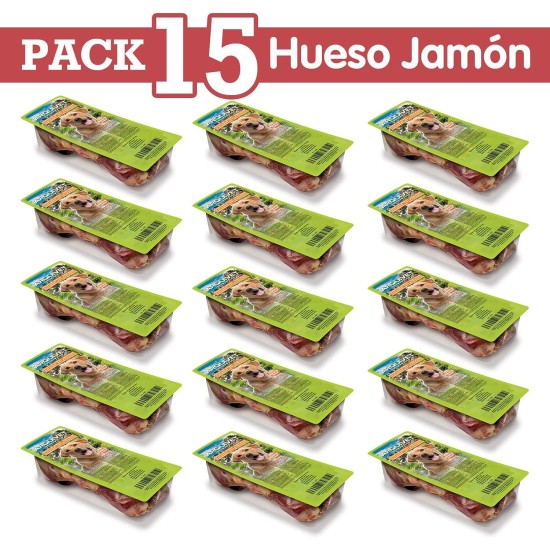 ARQUIVET Pack of 12 - 2 Half Serrano Ham Bones - Natural Snacks for Dogs of All Breeds - Prizes, Rewards - Chew Bones for Dogs ARQUIVET Pack of 12 - 2 Half Serrano Ham Bones - Natural Snacks for Dogs of All Breeds - Prizes, Rewards - Chew Bones for Dogs