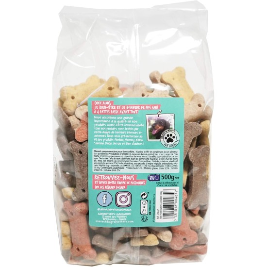 Aime Biscuits for Dogs - Crunchy Heart Treats - 500g Bag Aime Biscuits for Dogs - Crunchy Heart Treats - 500g Bag